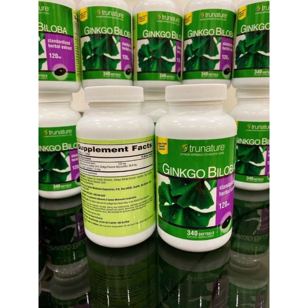 Viên uống bổ não Ginkgo Biloba 120mg 340 viên của Mỹ