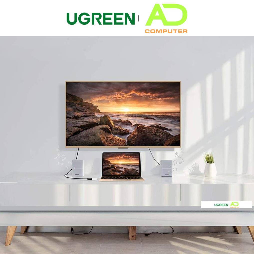 Cáp chuyển USB-C sang Displayport UGREEN MM130 40372 - Hàng phân phối chính hãng - Bảo hành 18 tháng