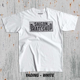 Áo Thun Saigon Skateshop- SAIGON SKATESHOP YADING TILES WHITE T-SHIRT