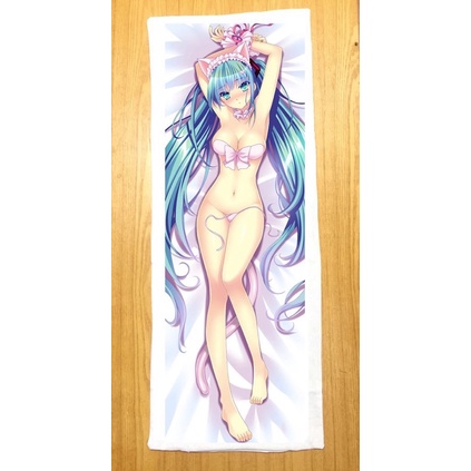 Gối ngủ Hatsune Miku dài 40cm x 1m /Gối ôm dài Miku