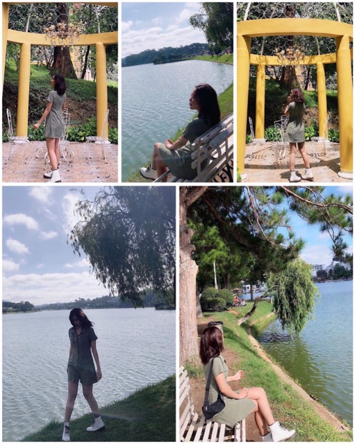 Đầm xinh sammy dress caro kiểu chất kate xịn chạy bo chun lưng cổ sơ mi đủ màu có túi trước ngực ( kèm ảnh trải sàn ) | BigBuy360 - bigbuy360.vn