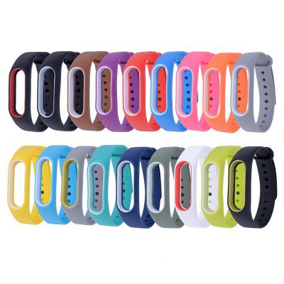 Dây Đeo Silicone Cho Đồng Hồ Thông Minh Xiaomi Mi Band 2 Miband 2