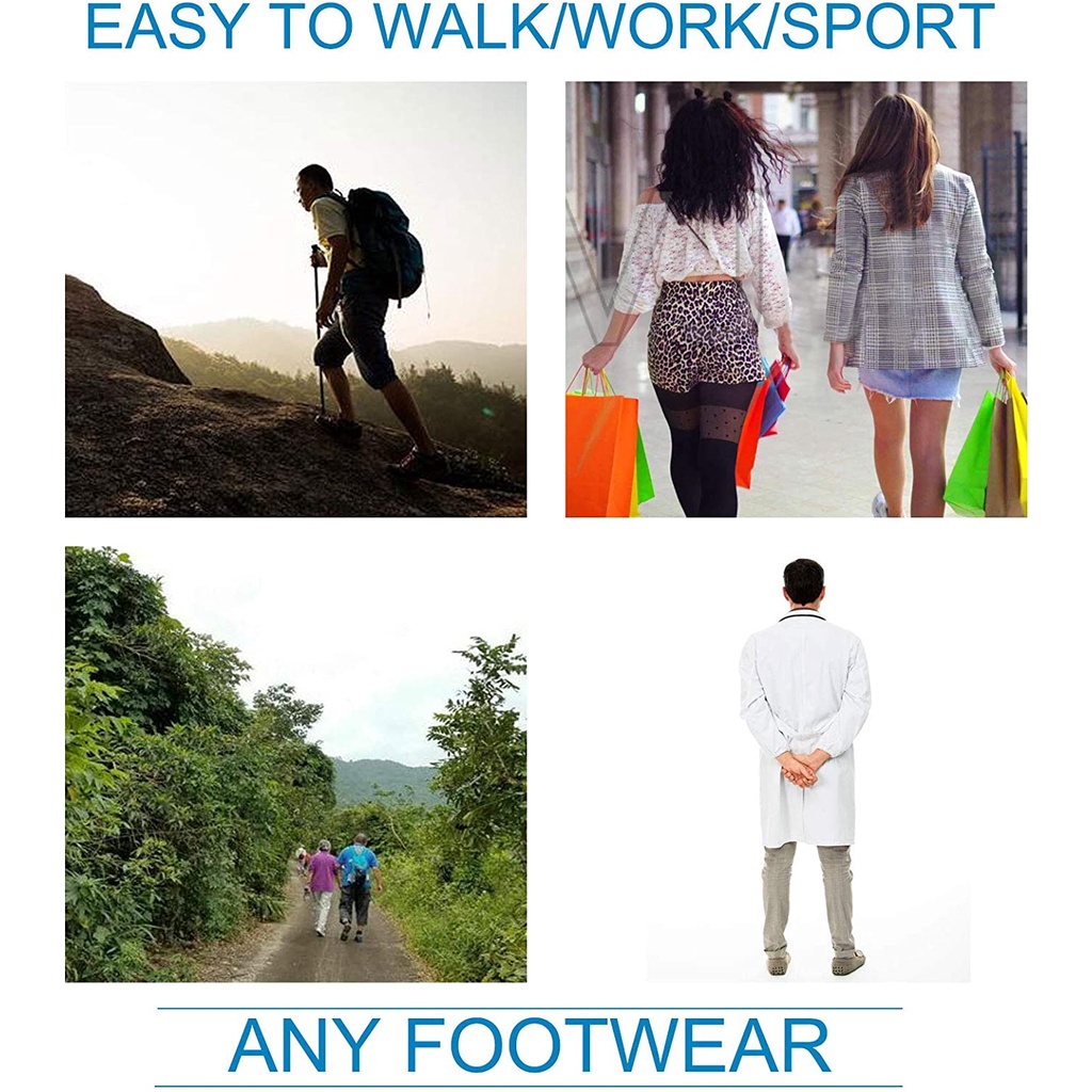 1 Cặp Đệm Gel TPE Giảm Đau Gót Chân / Gót Chân / Bảo Vệ Cả Ngày