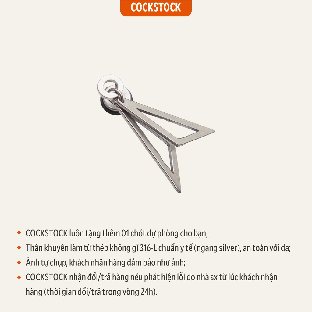 Khuyên tai thả Pix CockStock