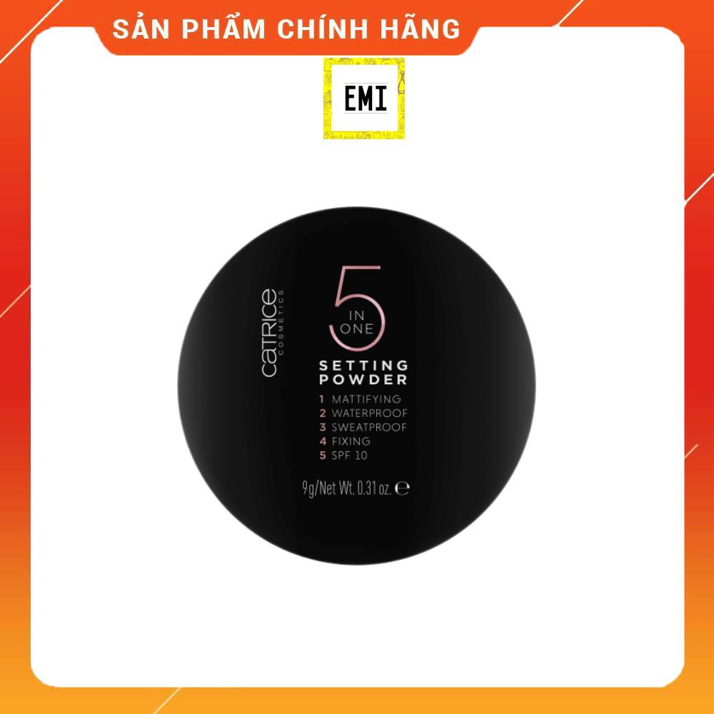 Phấn phủ Catrice chống thấm nước 5 in 1 Setting Powder 9g