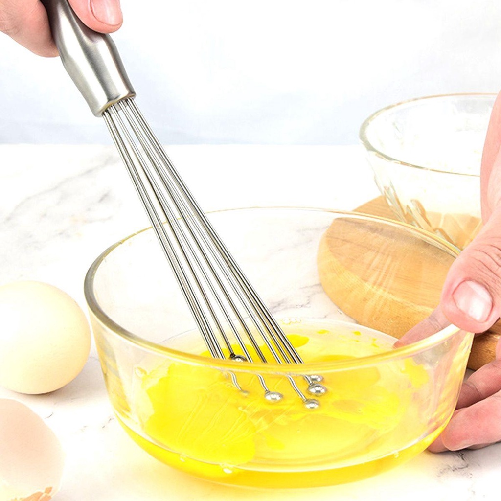 Dụng Cụ Đánh Trứng Mini Bằng Thép Không Gỉ