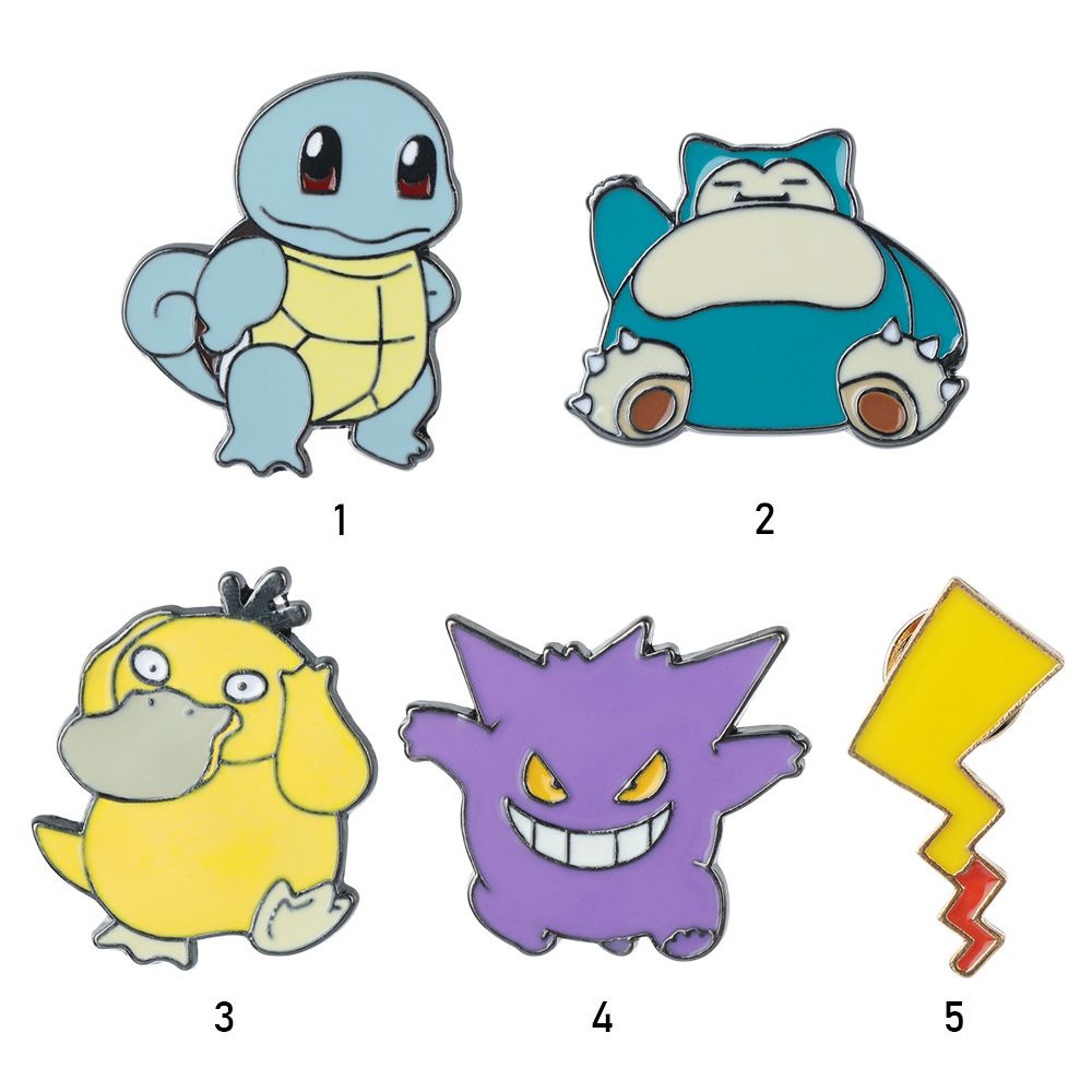 Ghim Cài Áo Bằng Kim Loại Hình Rùa Pokemon Hoạt Hình Dễ Thương