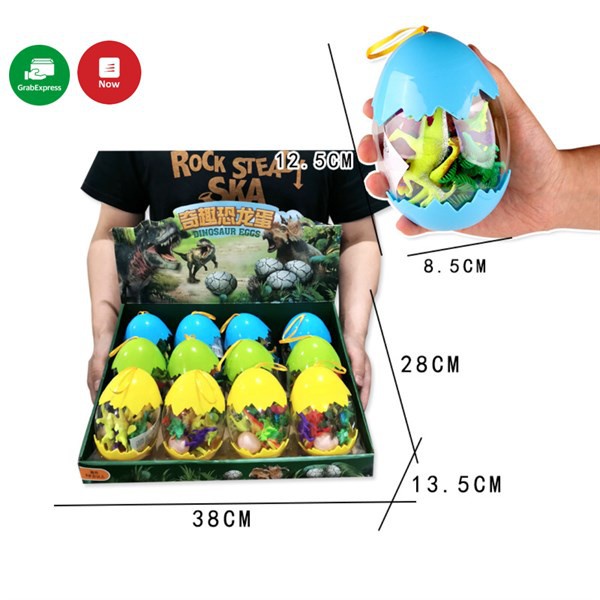 Đồ Chơi Trứng Khủng Long Mô Hình Nhựa Cho Bé