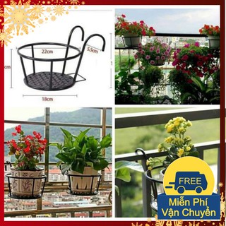 Giỏ Treo Chậu Hoa Ban Công Siêu Đẹp Có Chọn Màu