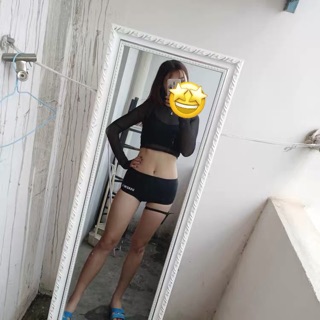 Hàng sẵn - Set bikini 3 mảnh đen cá tính