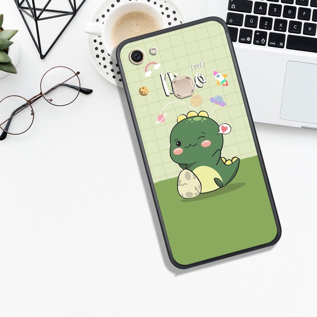 [HOT]ỐP VIVO V7 - V7 PLUS - V9 - Y85 - V11i - Y97, IN HÌNH KHỦNG LONG CHIBI SIÊU DỄ THƯƠNG.