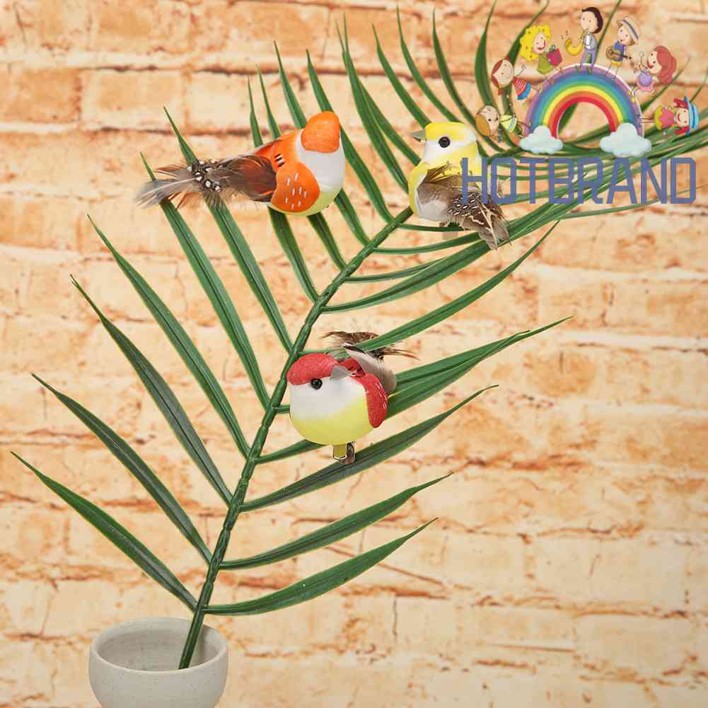Set 12 Mô Hình Chim Giả Trang Trí Sân Vườn