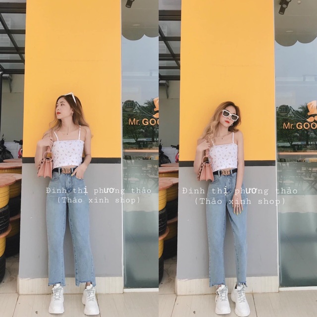 Quần baggy jean gấu rách lỗ, hình thật 100%, mã BN301 | BigBuy360 - bigbuy360.vn