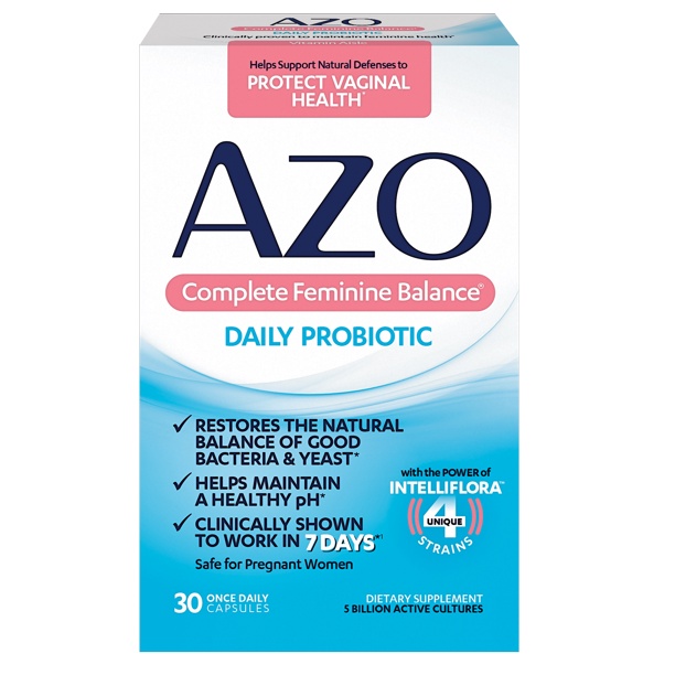 [ DATE 6/2023] AZO Complete Feminine Balance Daily Probiotic 30 VIÊN