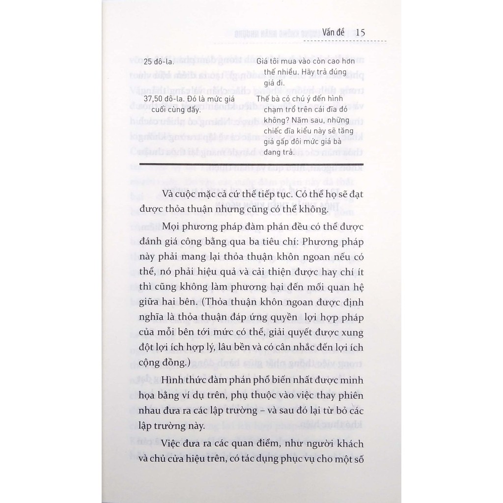 Sách - Thương Lượng Không Nhân Nhượng