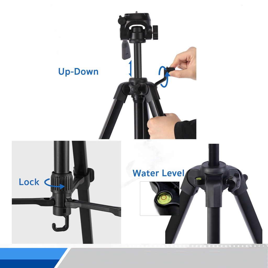 Chân Benro T890 quay phim  kèm kẹp điện thoại