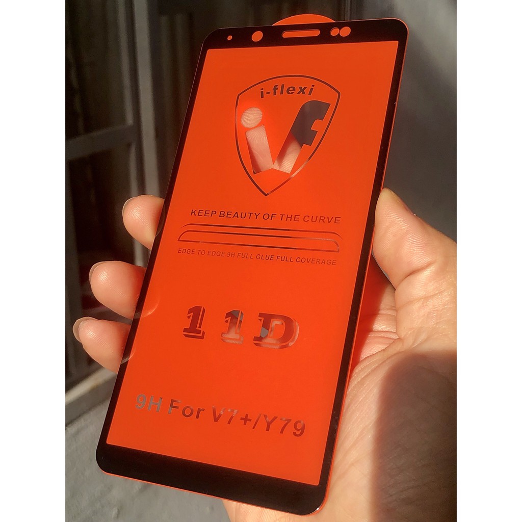 Kính cường lực 11D Full màn hình viền Đen cho VIVO V7 PLUS