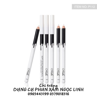 Chì trắng/đỏ kẻ viền môi