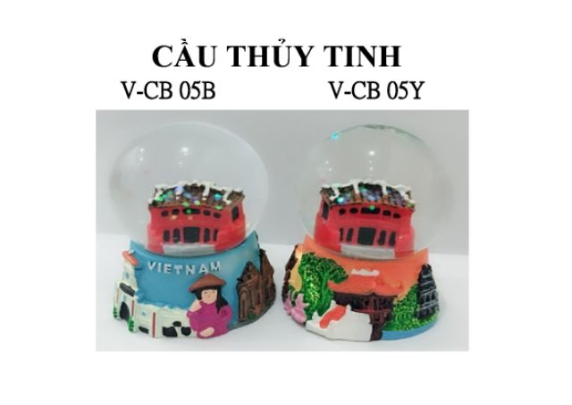 Cầu thủy tinh lưu niệm hình ảnh Việt Nam