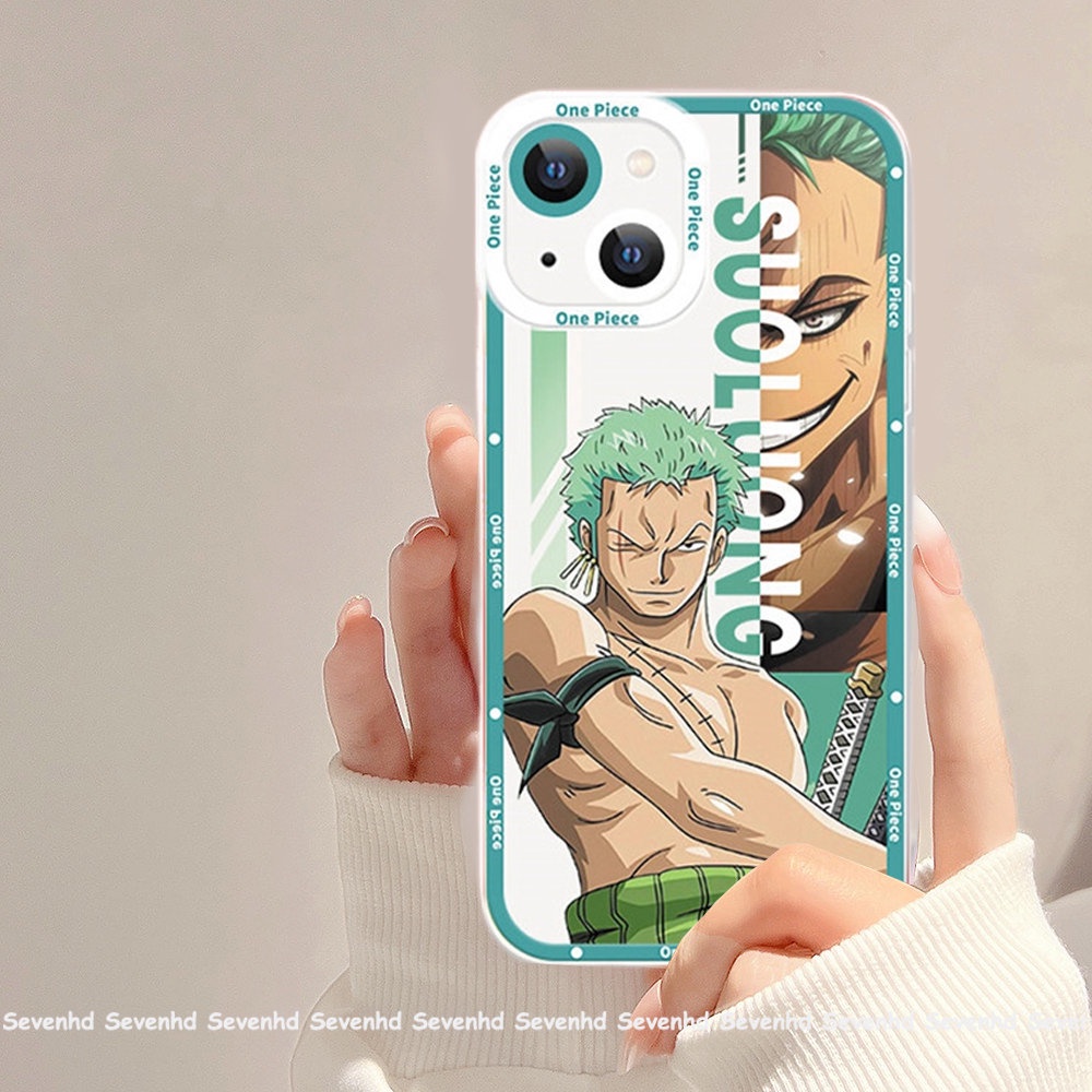 Ốp Điện Thoại Họa Tiết Hoạt Hình One Piece Cho iPhone 14 13 12 11 Pro Max SE2020 X XR Xs Max 7 8 6 6s Plus