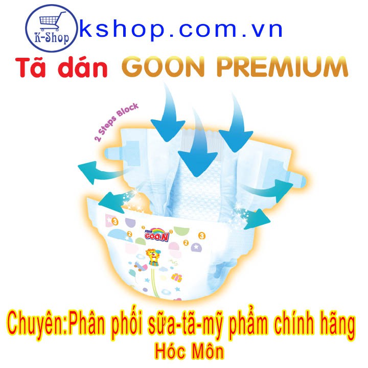 Tã Dán Goon Premium Newborn 70 miếng( cho bé sơ sinh-5kg)