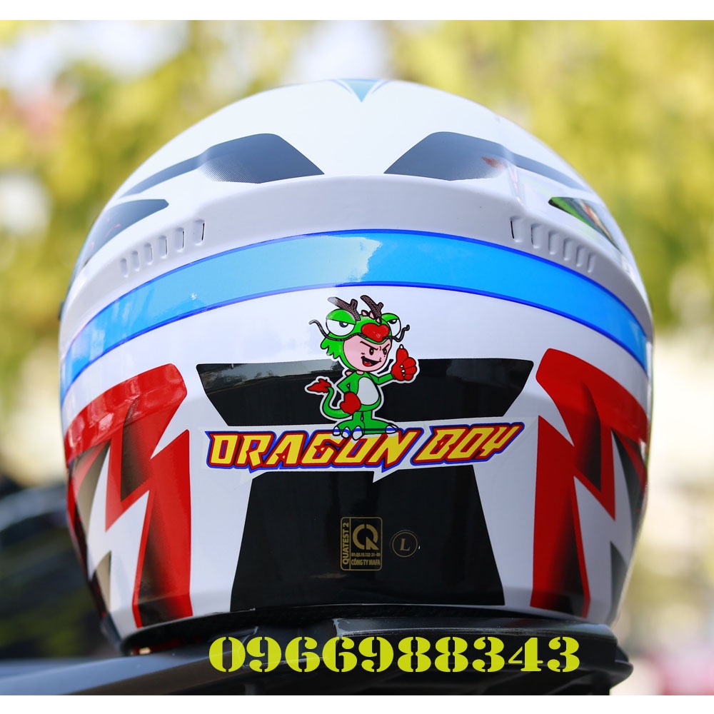 Mũ Bảo Hiểm 3/4 Royal M268 Tem Dragonboy Có 2 Kính Chính Hãng Size L và XL Cho Nam và Nữ, Bảo Hành 12 Tháng_phuot