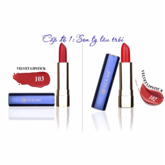 SON MÔI CAO CẤP SIDUMI – VELVET LIPSTICK