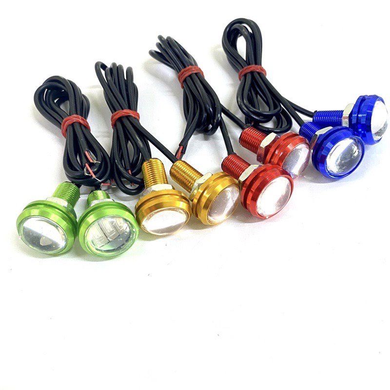 1 cái Đèn led Xi nhan Cúc Áo cho xe máy , Moto , xe điện