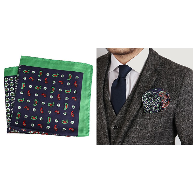 [FREESHIP TỪ 50K] Pocket square / Khăn cài túi áo vest bản 33x33cm