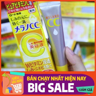 Tịnh chất trị thâm mụn Serum vitamin C Melano CC Rohto chính hãng