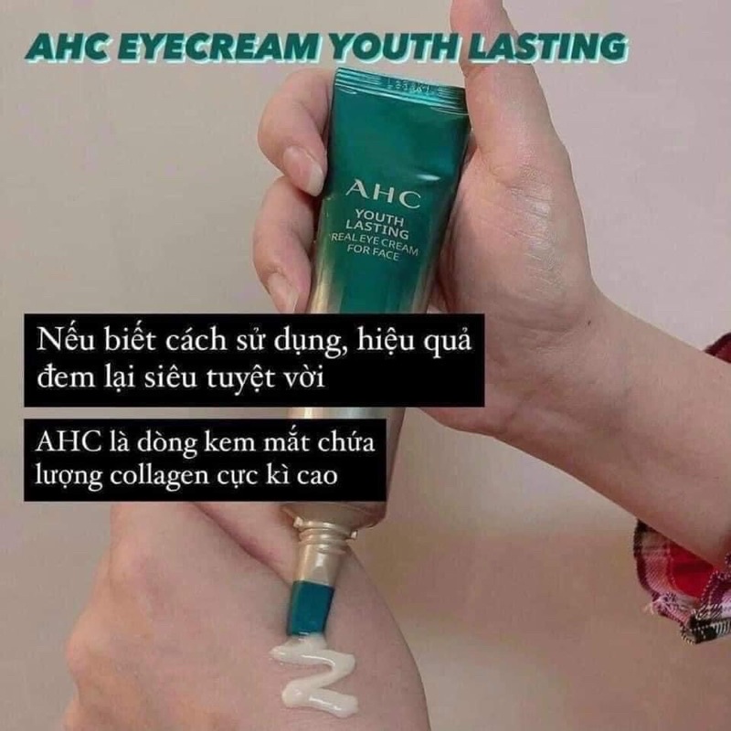 Kem mắt AHC - Mẫu xanh: Bản nâng cấp mới của dòng kem mắt AHC thần thánh