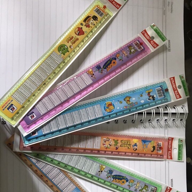 Thước kẻ nhựa cứng 20cm Thuận Nam