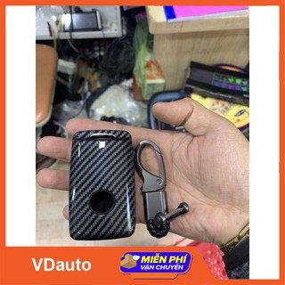 ốp chìa khóa mazda 3 2020 - mẫu carbon cao cấp