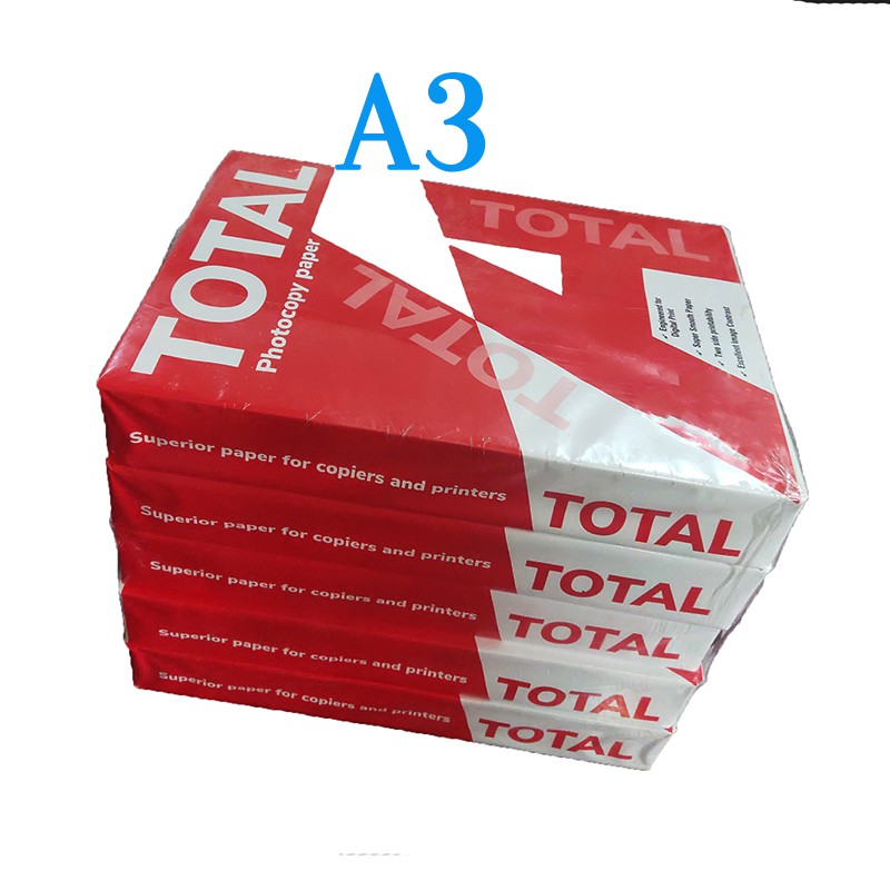 Giấy A3 TOTAL định lượng 70gsm