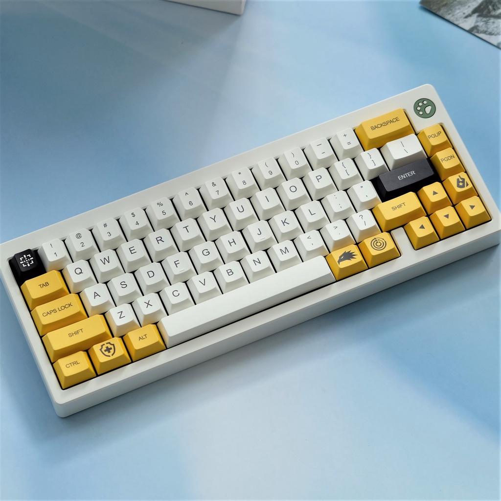 Bộ bàn phím cơ PBT 163Keys Cherry Profile, Quy trình thăng hoa bằng thuốc nhuộm, tương thích với Gateron Kailh Cherry MX Switch và ANSI Layout