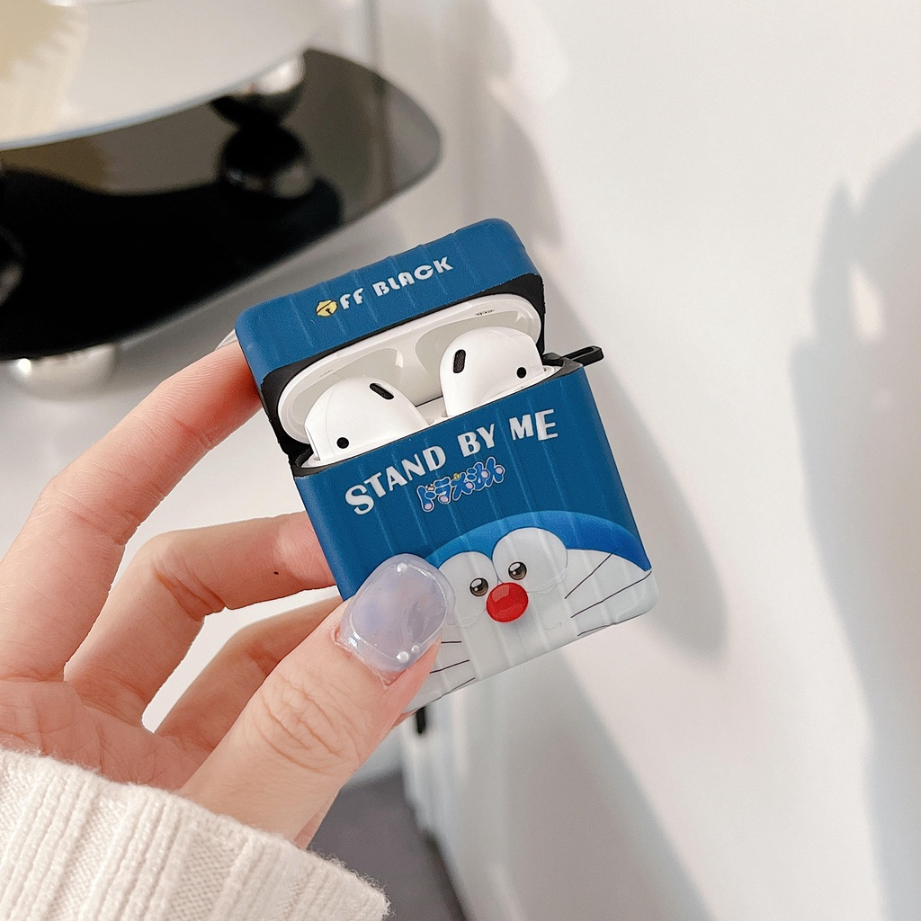 Vỏ Bảo Vệ Hộp Sạc Tai Nghe Airpods 3 Pro 2 3 Họa Tiết Hoạt Hình Doremon 2021Gen Ốp