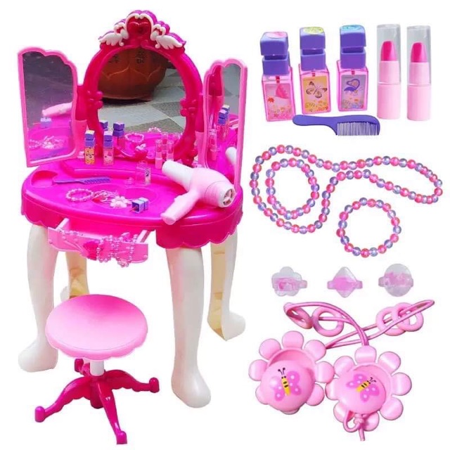 BỘ ĐỒ CHƠI BÀN TRANG ĐIỂM CHO BÉ GÁI SIÊU XINK- SIZE ĐẠI