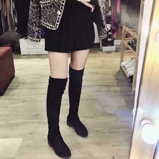 Boot đùi dây buộc