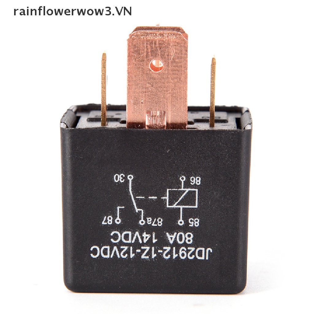 Rơ Le DC SPDT 80A 5 Pin 12V Chống Thấm Nước Chuyên Dụng Cho Xe Hơi