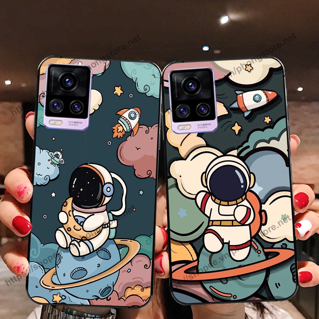 Ốp lưng Vivo V20 vũ trụ phi hành gia cực hot siêu cute-rẻ-bền
