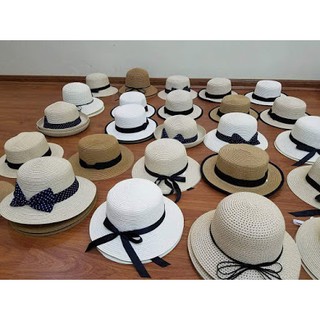 Mũ cói vành nhỏ giá cực rẻ | Nón thời trang nữ