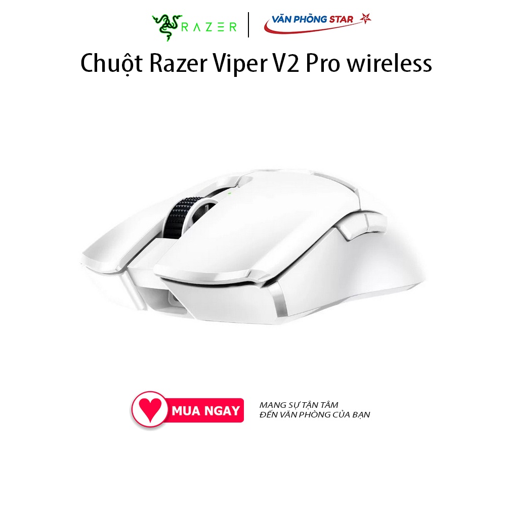 Chuột Razer Viper V2 Pro, DPI tối đa 30000 IPS tối đa750 Cảm biếnQuang học Focus Pro 30K chính hãng Vanphongstar