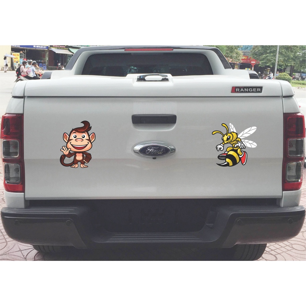 Decal trang trí xe ô tô, xe tải, SUV, sedan, bán tải, đầu kéo, xe khách dán được nhiều dòng xe
