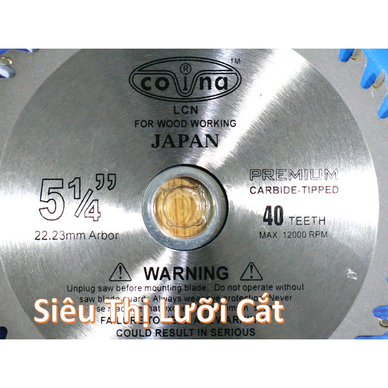 Lưỡi Cắt Gỗ Covina 125-40 Răng - Siêu Bén-Siêu Bền- Tuổi thọ gấp 10 lần những lưỡi khác