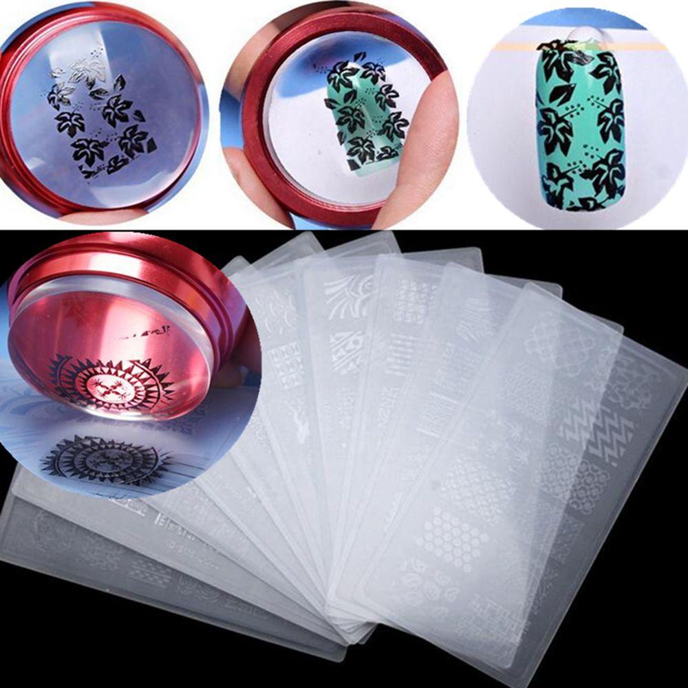 Dụng Cụ In Hình Trang Trí Móng Tay Bằng Silicone Dành Cho Nữ
