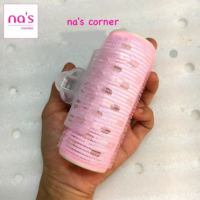 Lô cuốn tóc tự dính dài 10.5cm cao cấp kèm kẹp giữ cố định Hàn quốc quấn tóc to dài uốn mái cỡ lớn