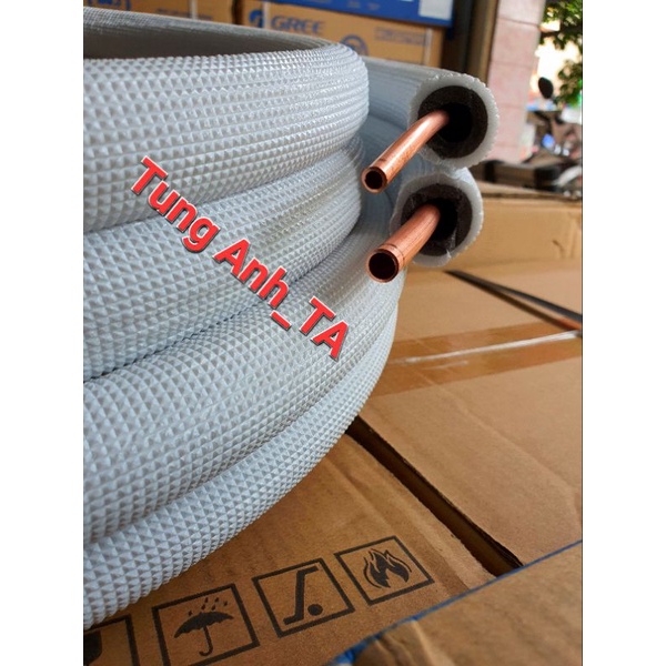 Ống đồng điều hòa luồn sẵn bảo ôn