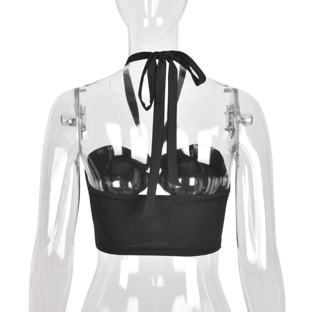 Áo Tank Top Hở Lưng Phong Cách Đường Phố Cá Tính Cho Nữ