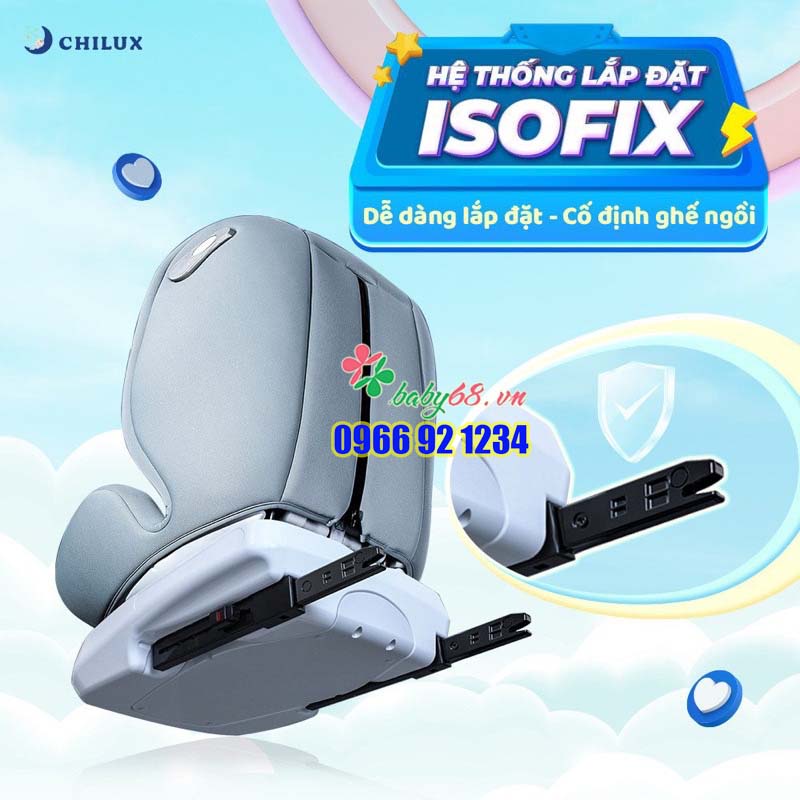 Ghế ngồi ô tô trẻ em Chilux ROY 360 An toàn, tiện lợi cùng bé đồng hành trên mọi nẻo đường