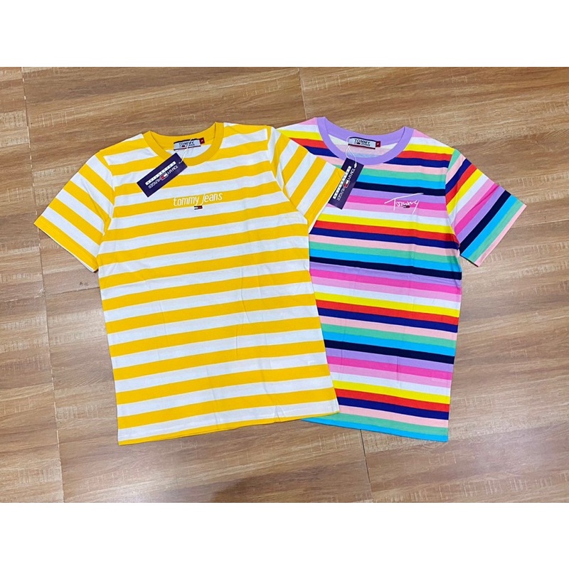 ÁO THUN SỌC TAY NGẮN